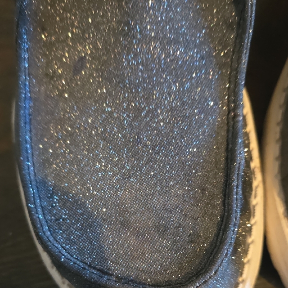 Hey Dude Womens Shoes Size 11 - Sparkly Silver - Picture 8 of 8